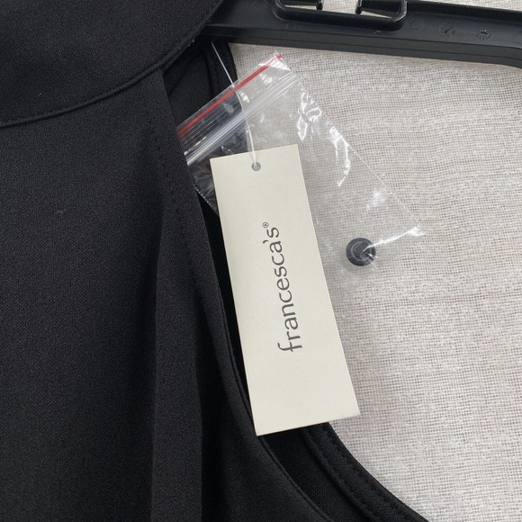 NWT Mi Ami Jumpsuit XXS Wide Leg‎ Black Army Green Cheetah High Neck Paper Bag - Picture 15 of 16